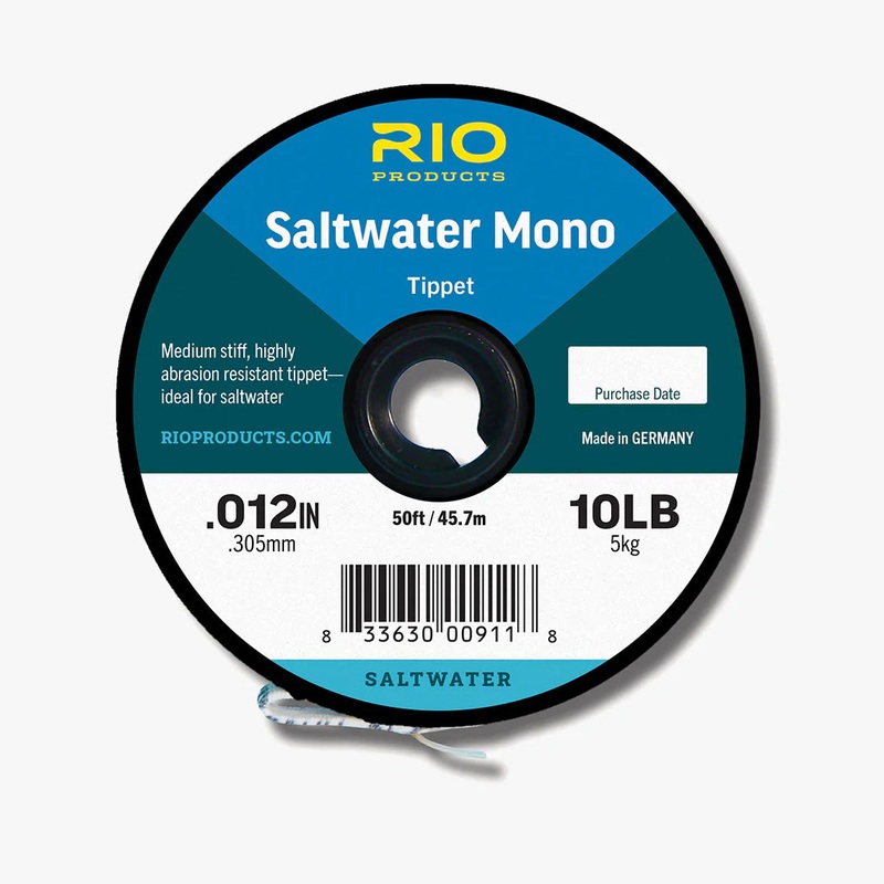 Rio Saltwater Mono Tippet|8lb|10lb|12lb|16lb|20lb|25lb|30lb|40lb|50lb|60lb