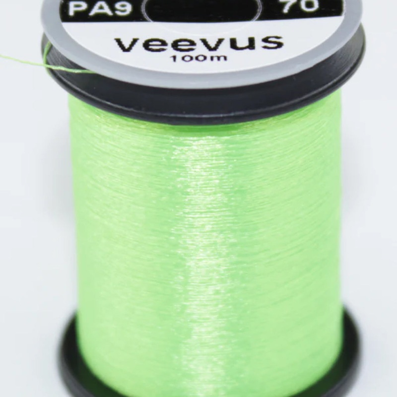 Veevus Power Thread|140 Denier – Fl. Hot Pink (V140 133)|140 Denier – Fl. Orange (V140 137)|140 Denier – Black (V140 11)|140 Denier – White (V140 377)|140 Denier – Olive (V140 263)|140 Denier – Red (V140 310)|140 Denier – Gray (V140 165)|140 Denier – Brow
