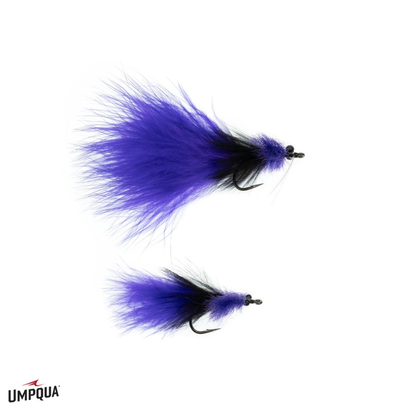 Umpqua Keys Toad|Large – Purple/Black|Small – Purple/Black|Small – Chartreuse