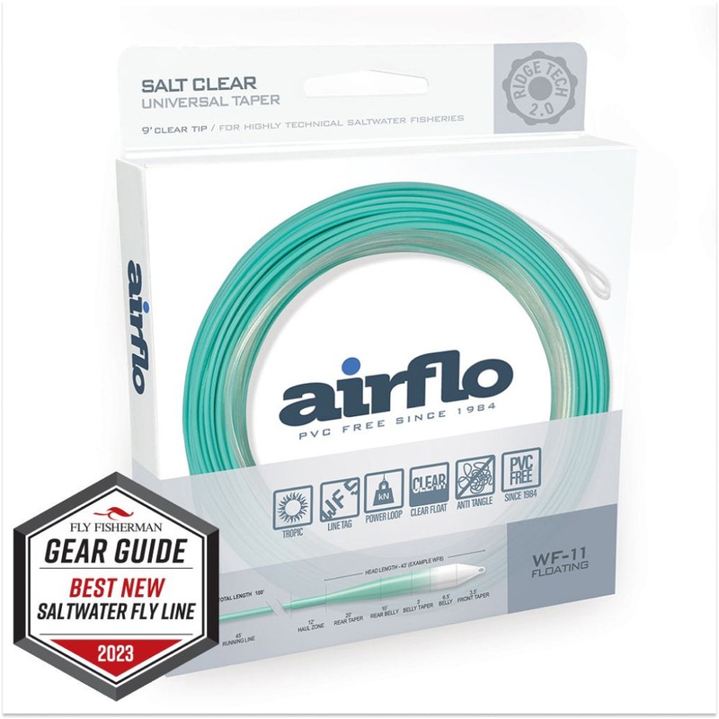Airflo Superflo Ridge 2.0 Flats Universal Taper 9′ Clear Tip Fly Line