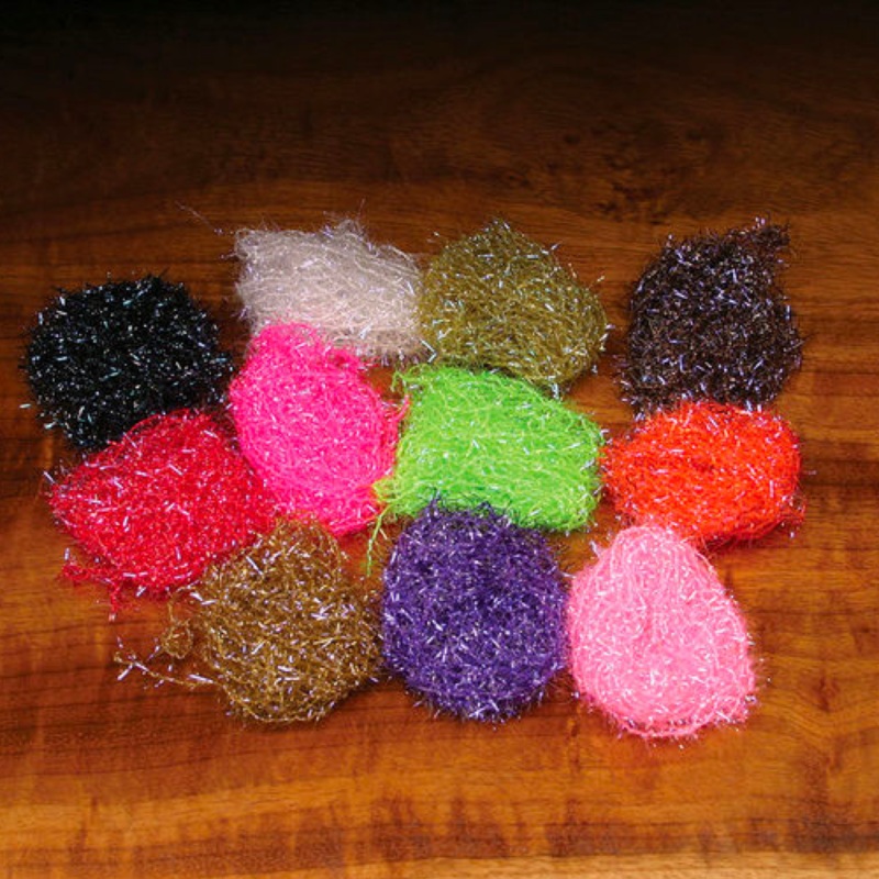 Medium UV Polar Chenille|UV Black (MUV 11)|UV Brown (MUV 40)|UV Chartreuse (MUV 54)|UV Copper (MUV 67)|UV Dark Gray Olive (MUV 92)|UV Fl. Fuchsia (MUV 131)|UV Gold (MUV 153)|UV Gray Olive (MUV 168)|UV Hot Orange (MUV 187)|UV Hot Pink (MUV 188)|UV Olive (M