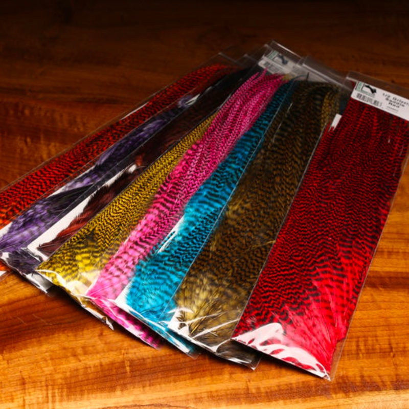 Half Grizzly Saddle|Yellow (HDGS 383)|Brown (HDGS 40)|Purple (HDGS 298)|Pink (HDGS 289)