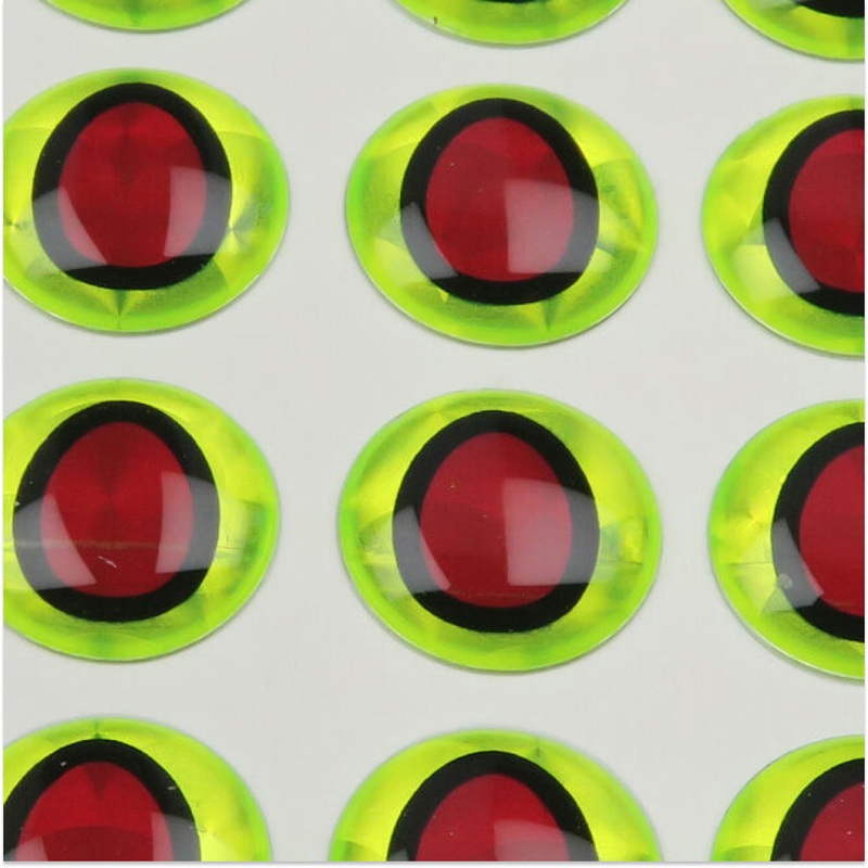 Oval Pupil 3D Eyes|3/16″ – Red Black (OP3 310)|1/4″ – Red Black (OP4 310)|5/16″ – Red Black (OP5 310)|3/8″ – Red Black (OP6 310)|3/16″ – Chartreuse Red (OP3 54)|1/4″ – Chartreuse Red (OP4 54)|5/16″ – Chartreuse Red (OP5 54)|3/8″ – Chartreuse Red (OP6 54)|