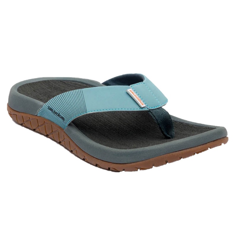Grundens Fishfinder Sandal|M 8|M 9|M 10|M 11|M 12|M 13|M 14|Deep Lichen Green|Blue Abyss