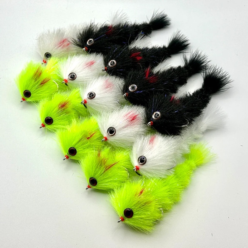 Tarpon Changer Fly|Black|White|Chartreuse||2/0