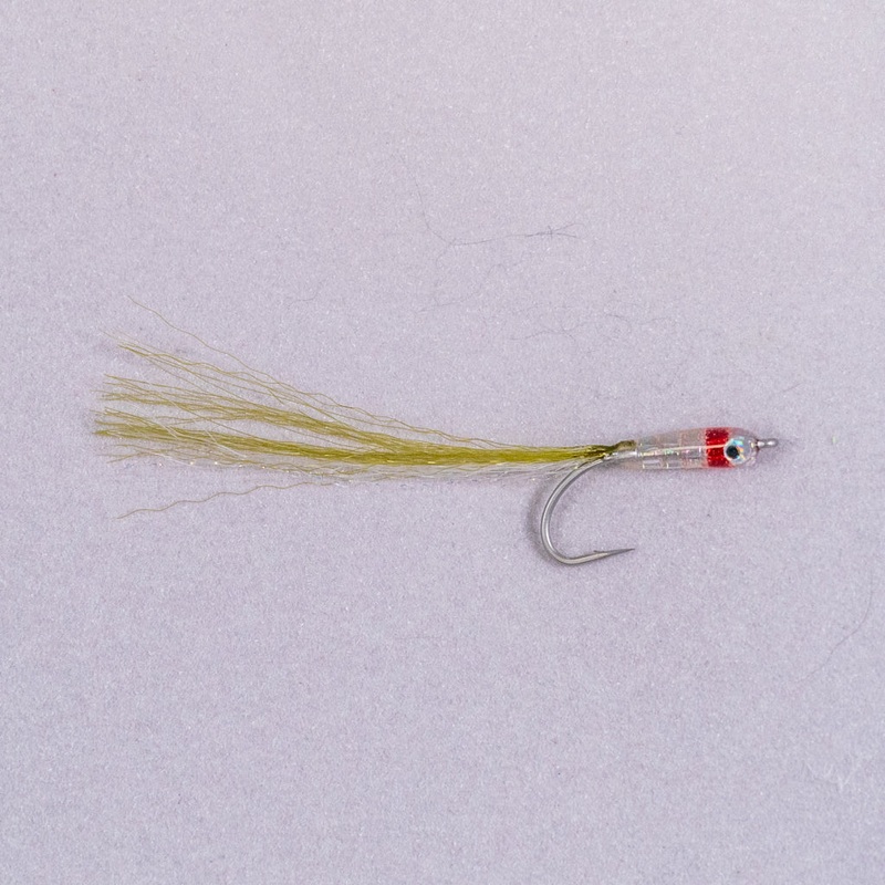Glass Bead Minnow Fly||4 Clear/Tan
