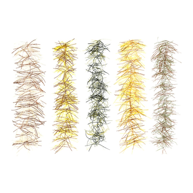MFC Rubber Bugger Hackle|Yellow/Brown|Yellow/Black|Tan/Brown|Brown/Olive