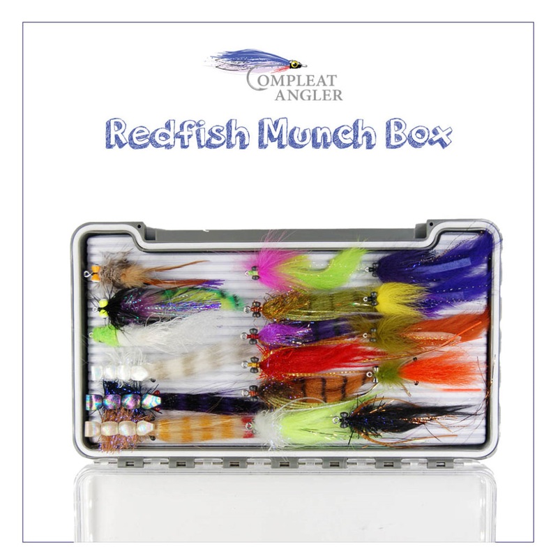 The Compleat Angler Redfish Munch Box  Fly Collection