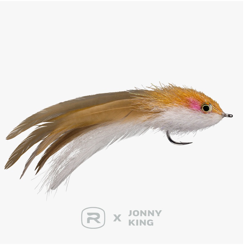 Rio’s King Kinky Muddler Fly||2/0||4/0|Chartreuse|Camel|Chartreuse||2/0