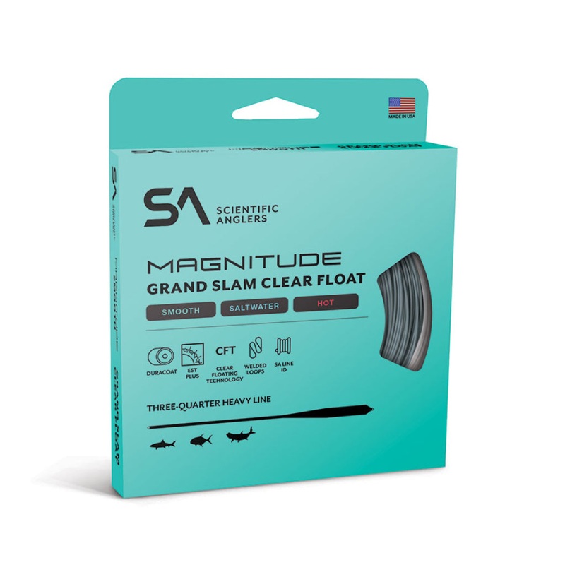 Scientific Anglers Magnitude Smooth 10′ Clear Tip Grand Slam Fly Line