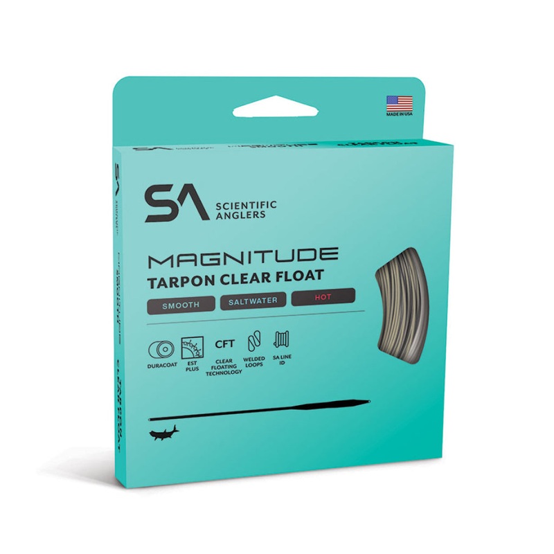 Scientific Anglers Magnitude Smooth 12′ Clear Tip Tarpon Fly Line