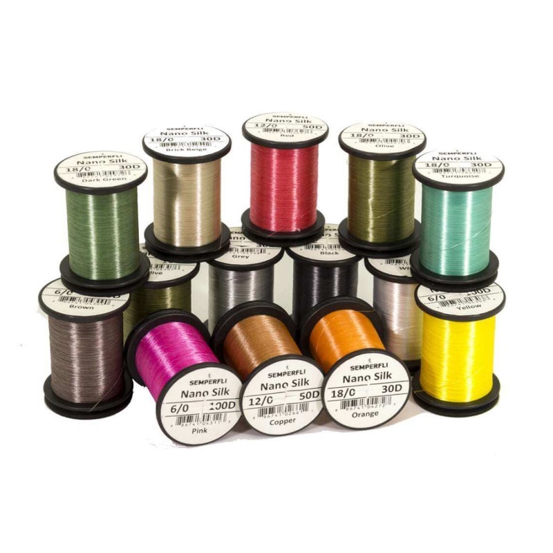 Semperfli Nano Silk 18/0 Bulk Spool – 500m