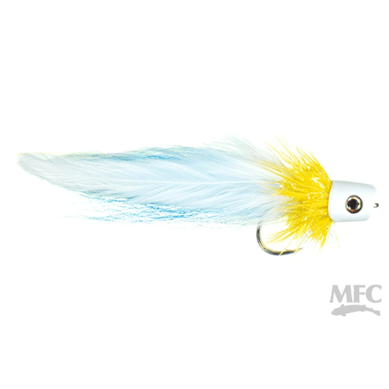 Stryker’s Poppin Peanut Fly|Yellow/White – |4/0|Chartreuse – |4/0