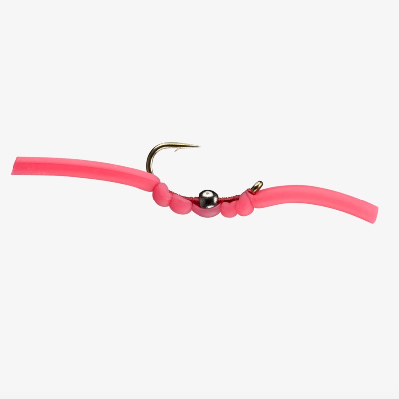 Squirmy Wormy TB|Fl. Orange|Hot Pink|San Juan Red|Worm Tan||10
