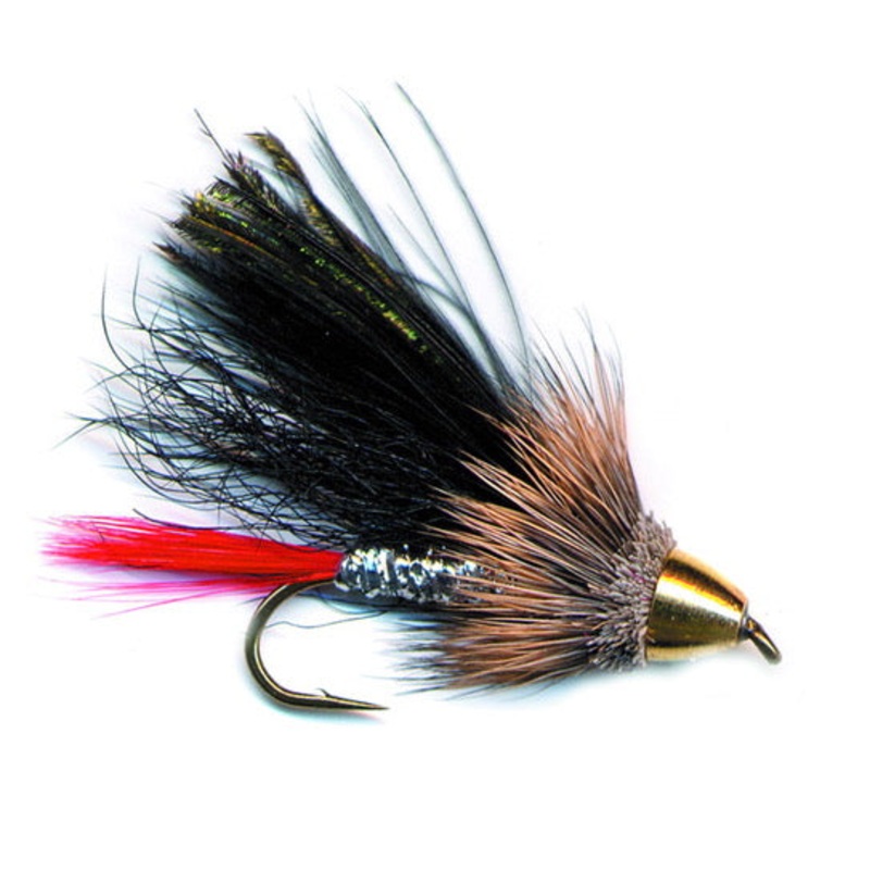 Cone Marabou Muddler|Black|White|Yellow||4||6||8||10