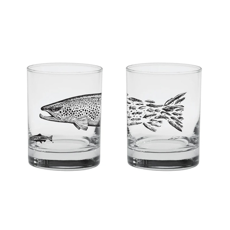 Rep Your Water Old Fashioned Glass