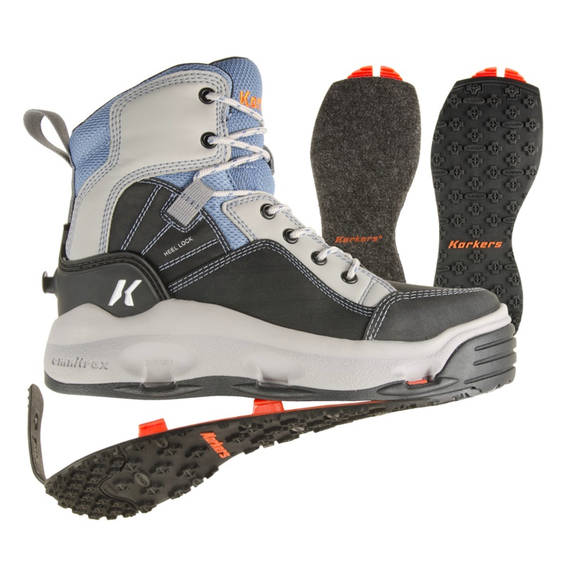 Korkers Buckskin Mary Wading Boot – Felt & Kling-On Soles