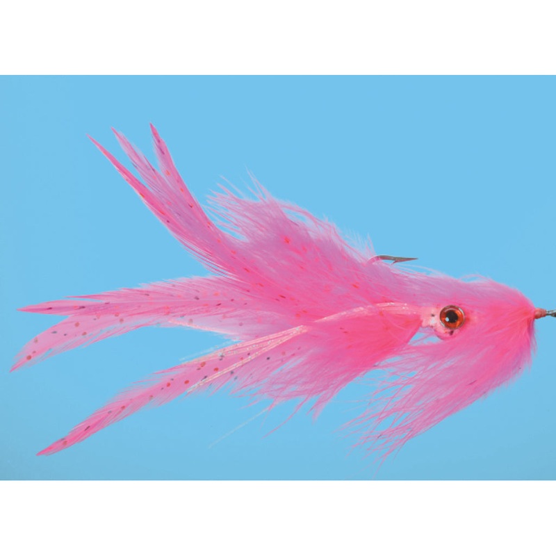 Solitude Squirt Squid Fly|White |1/0|Pink |3/0