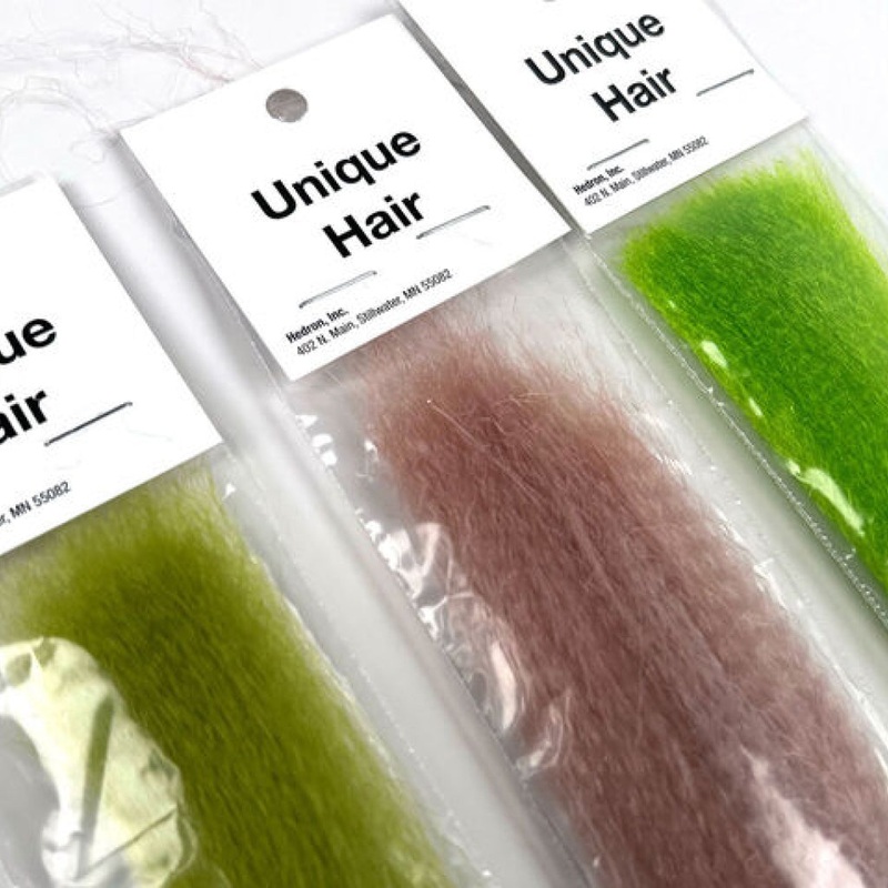 Unique Hair|Polar Bear|Tan|Fl. Chartreuse|Olive|Pink|White|Lavender|Smoke|Shrimp