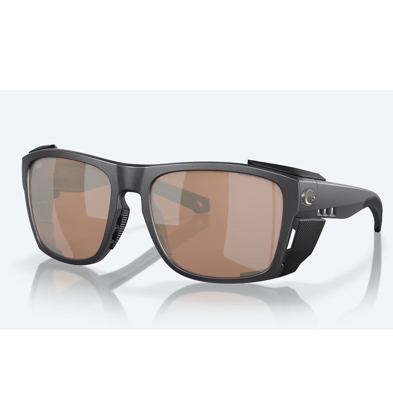 Costa King Tide 6 Sunglasses|Black Pearl|Copper Silver Mirror 580G|Green Mirror 580G