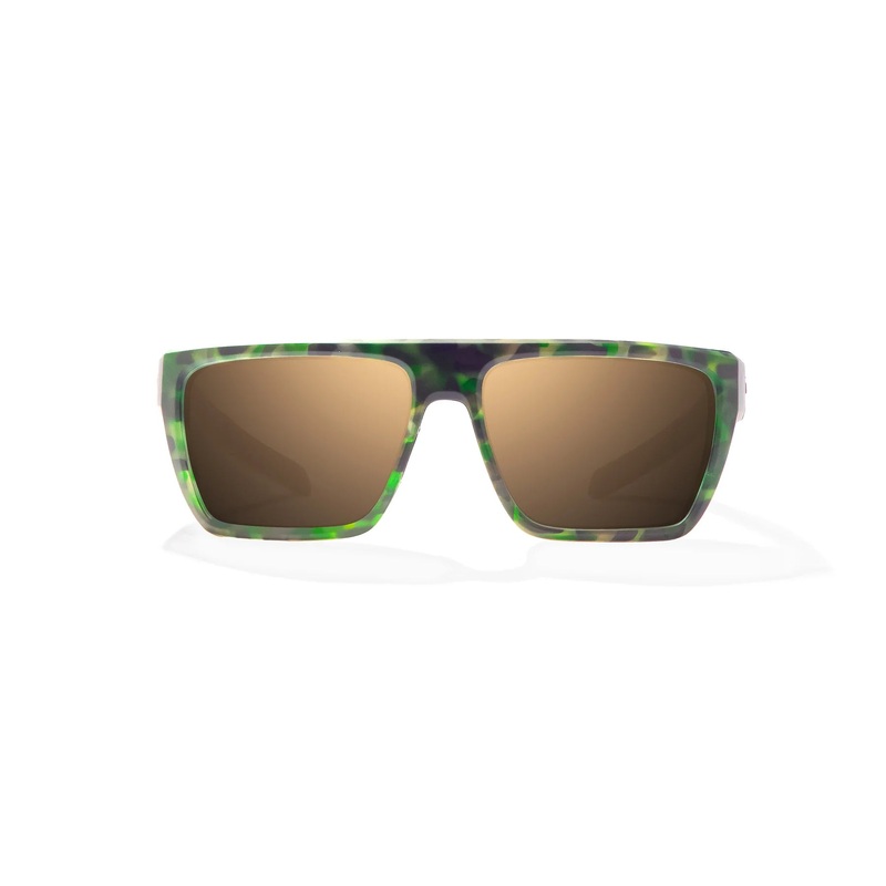 Bajio Zapata Sunglasses|Green water Matte Copper Glass|Brown Grass Matte Green Mirror Glass