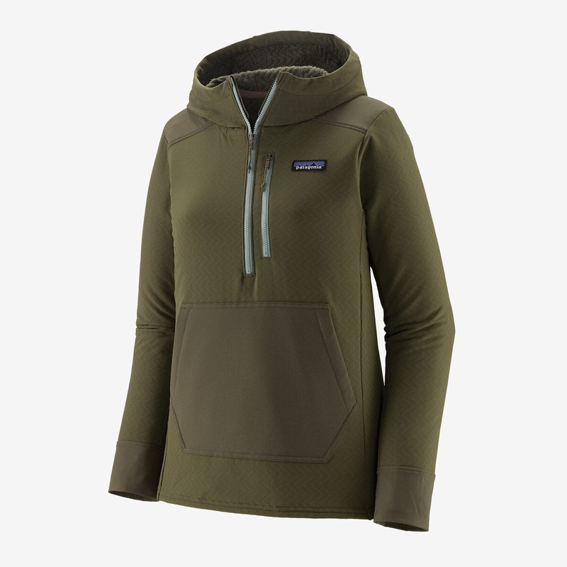 Patagonia Women’s R2 CrossStrata Pullover – Pine Needle Green
