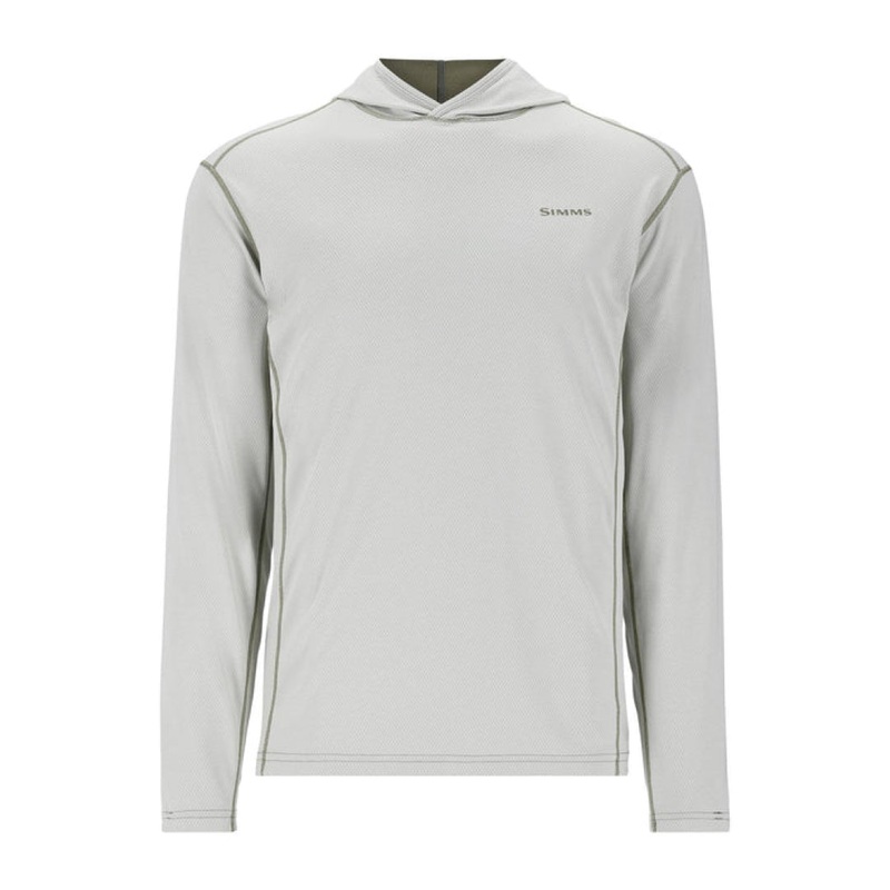 Simms Men’s Bugstopper Hoody|Aspen Heather|Steel Blue Heather|Small|Medium|Large|XL|XXL