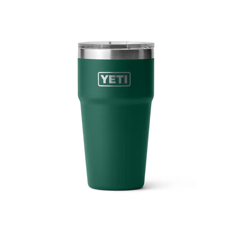 Yeti Rambler Stackable 20oz|Black Forest Green