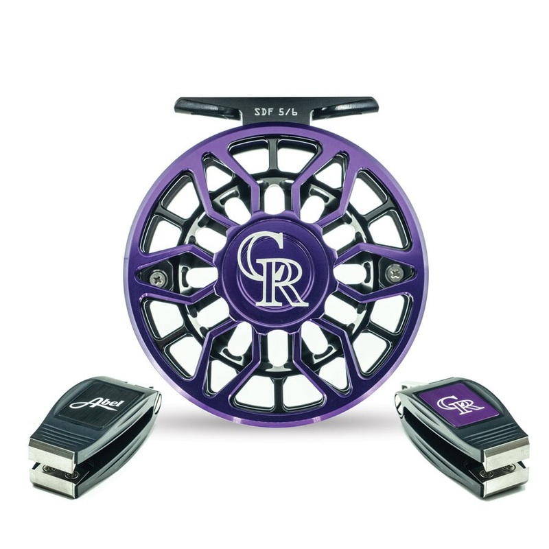 Abel SDF 5/6 Reel – MLB Edition – Colorado Rockies With MLB Edition Colorado Rockies Nipper