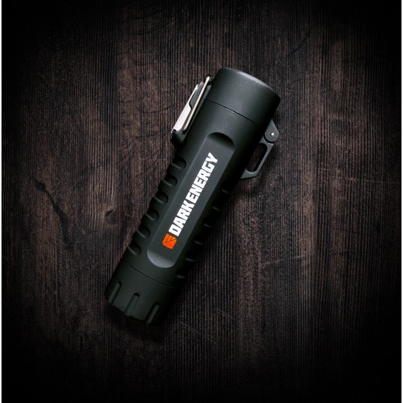 Dark Energy Plasma Lighter|Black|Orange