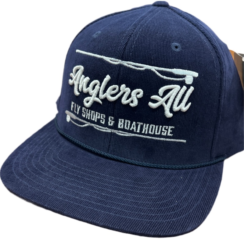 Anglers All Fly Shops & Boathouse Corduroy Hat – Navy