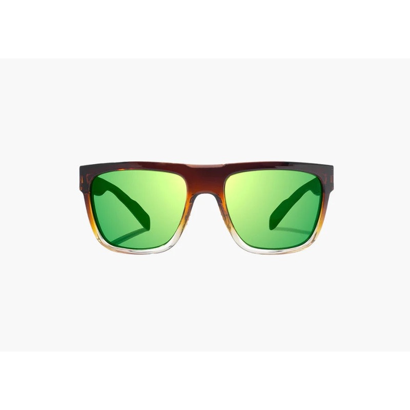 Bajo Caballo Sunglasses – Whiskey Fade Gloss Frame / Green Mirror Polycarbonate Lens