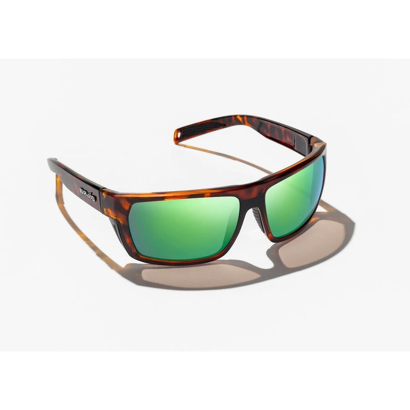 Bajo Palometa Reader Sunglasses – Brown Tortoise Matte Frame / Green Mirror +1.50 Lens