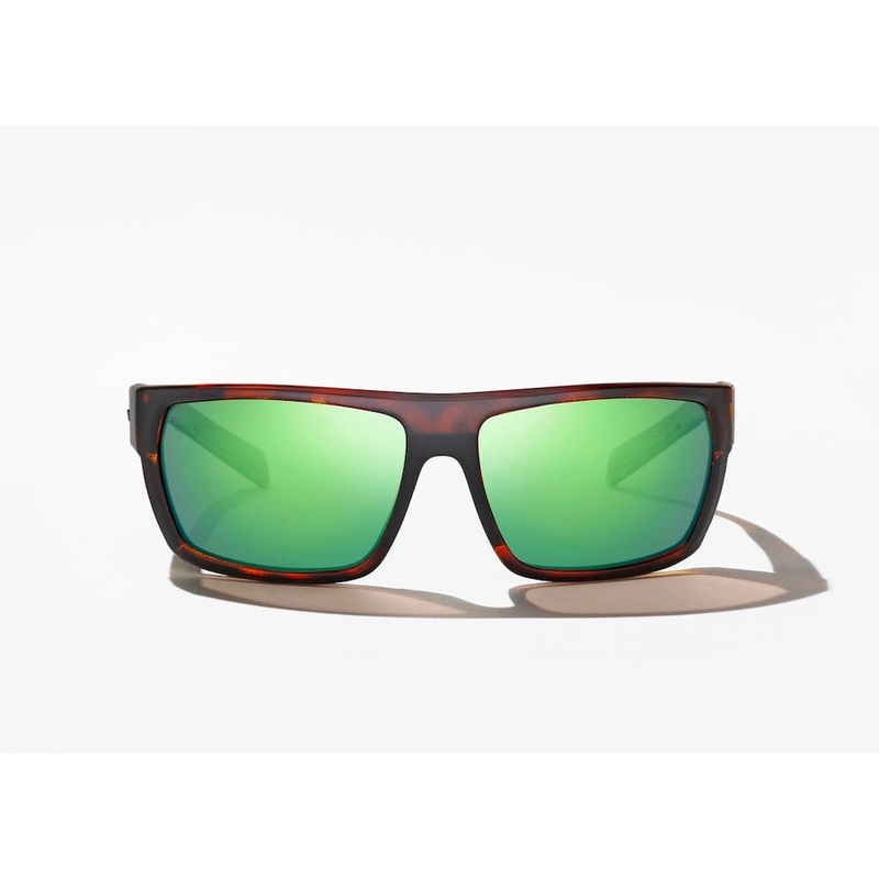 Bajo Palometa Reader Sunglasses – Brown Tortoise Matte Frame / Green Mirror +1.50 Lens