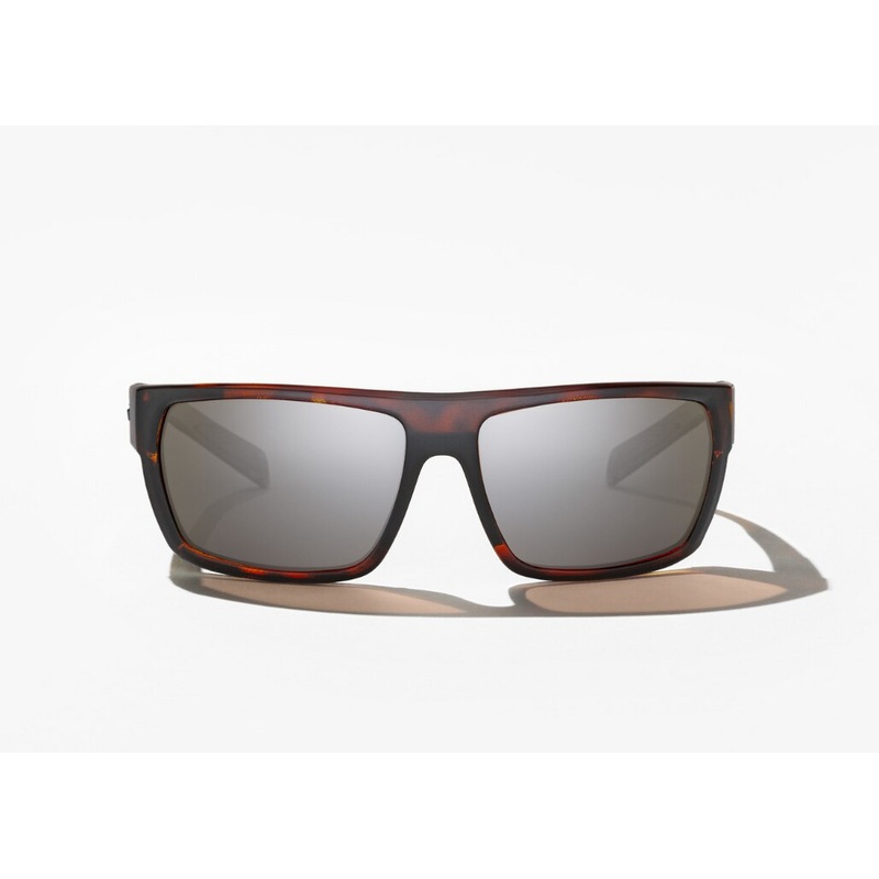 Bajo Palometa Sunglasses – Brown Tort Matte Frame / Silver Mirror Glass Lens