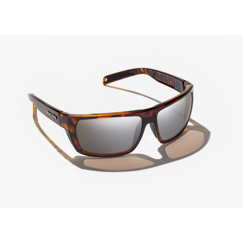 Bajo Palometa Sunglasses – Brown Tort Matte Frame / Silver Mirror Glass Lens