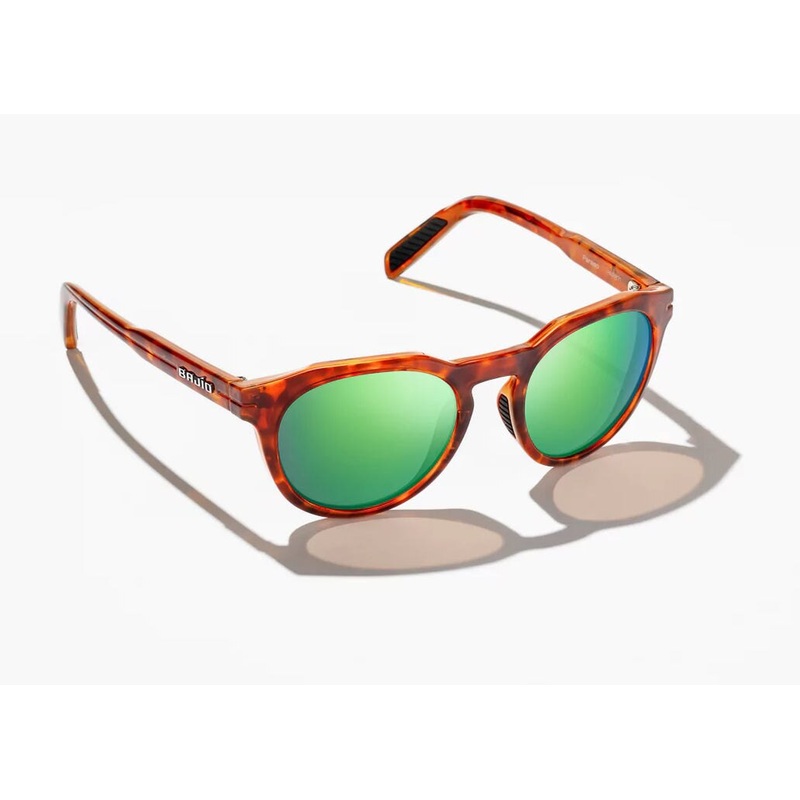 Bajo Paraiso Sunglasses – Brown Tort Gloss Frame / Green Mirror Glass Lens