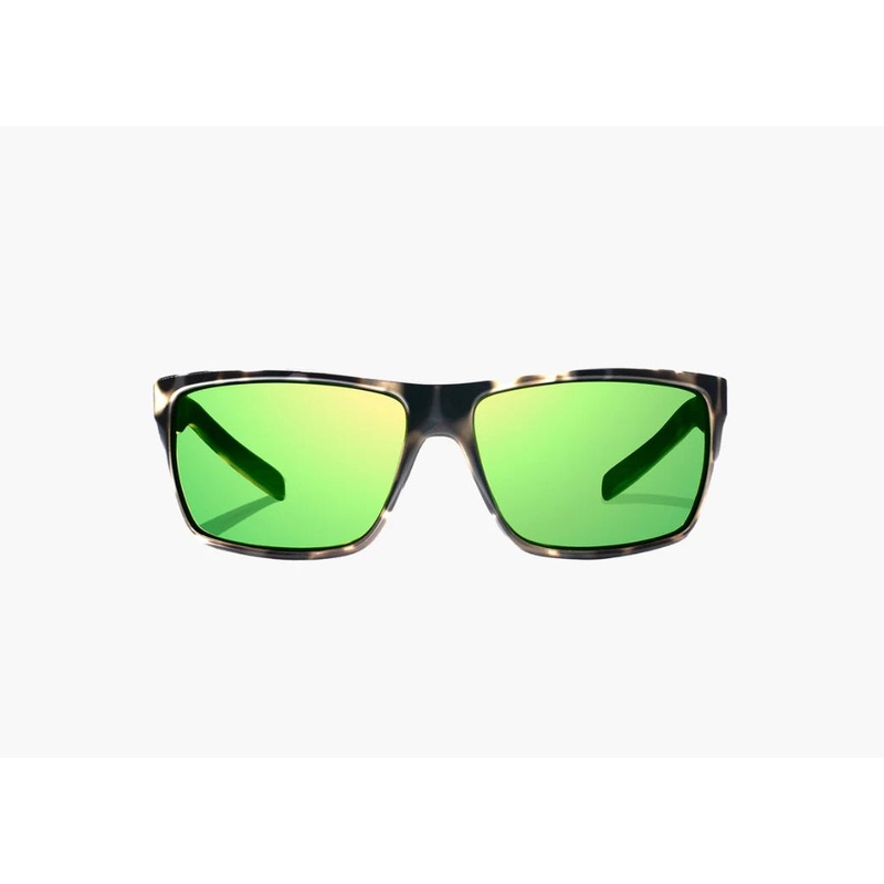 Bajo Sigs Sunglasses – Ivory Tort Gloss Frame / Green Mirror Glass Lens