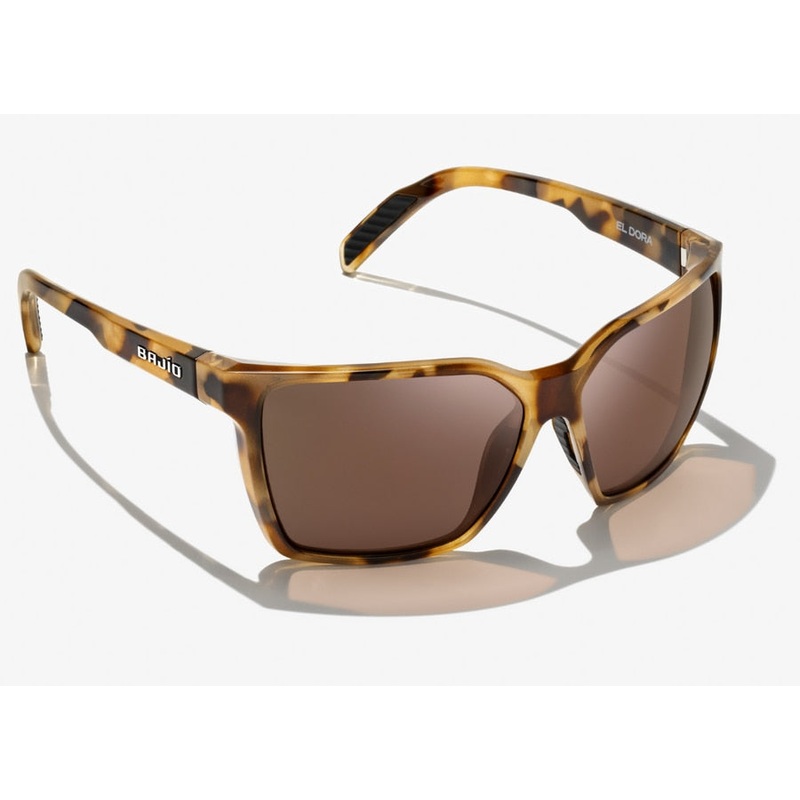 Bajo Eldora Sunglasses – Brown Tortoise Gloss Frame / Copper Glass Lens