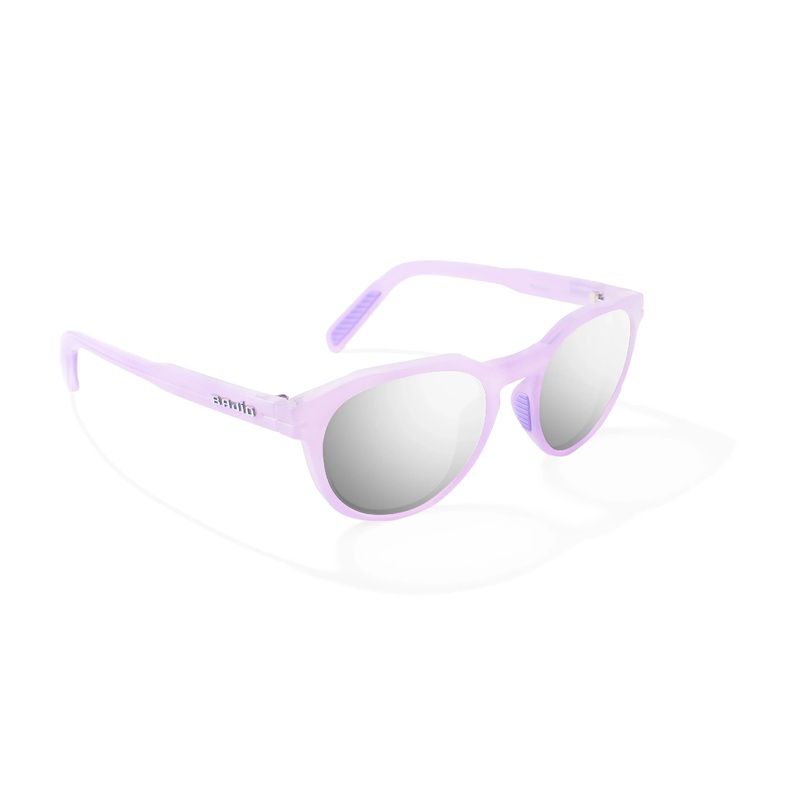 Bajo Paraiso Sunglasses – Lavendar Tortoise Gloss Frame /Silver Mirror Polycarbonate Lens
