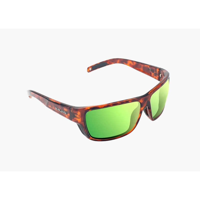 Bajo Rigolets Sunglasses – Brown Tortoise Gloss Frame /Green Mirror Polycarbonate Lens