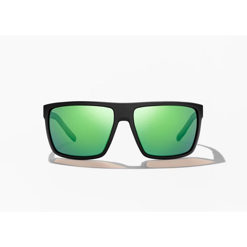 Bajo Toads Sunglasses – Black Matte Frame / Green Mirror Polycarbonate Lens