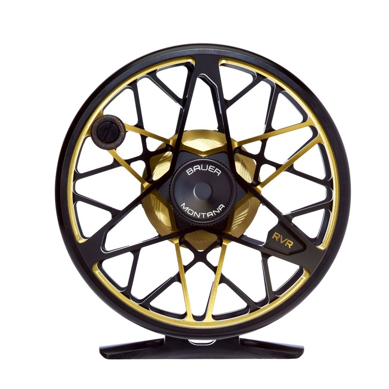 Bauer RVR Fly Reel|Black-Gold|Charcoal-Clear|Black-Black|Black-Silver|Black|2-3WT|4-5WT|6-7WT|Euro-Nymph|Microspey