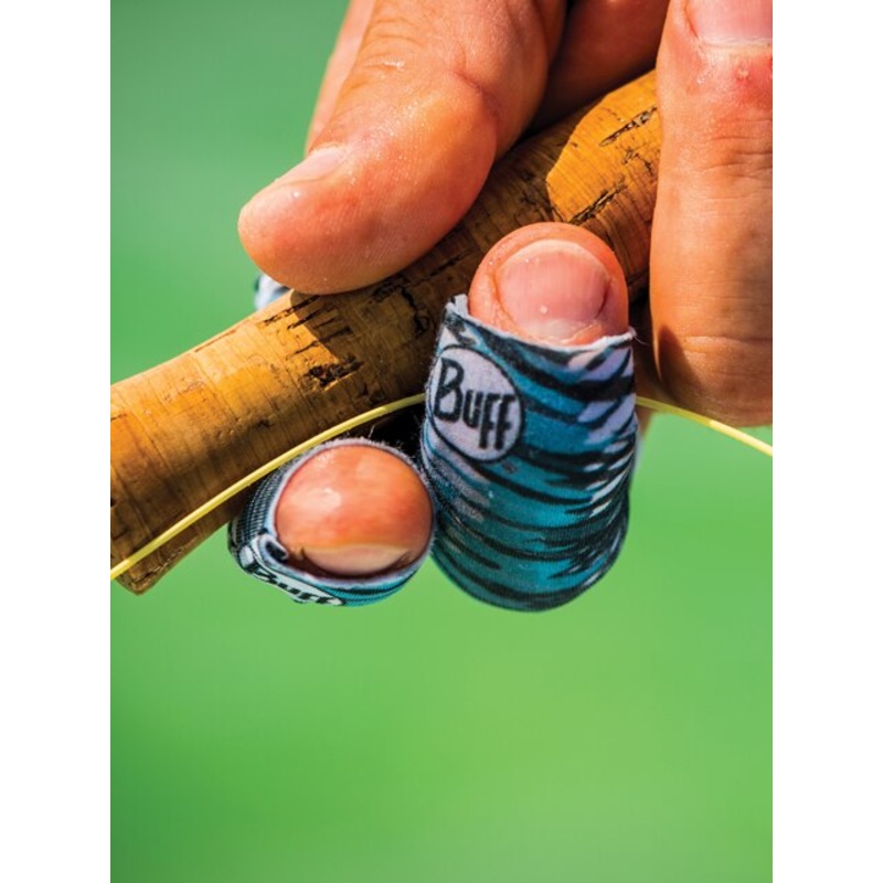Buff Pro Series Finger Guards|Brown Trout|Pelagic Camo Blue|Pelagic Camo White