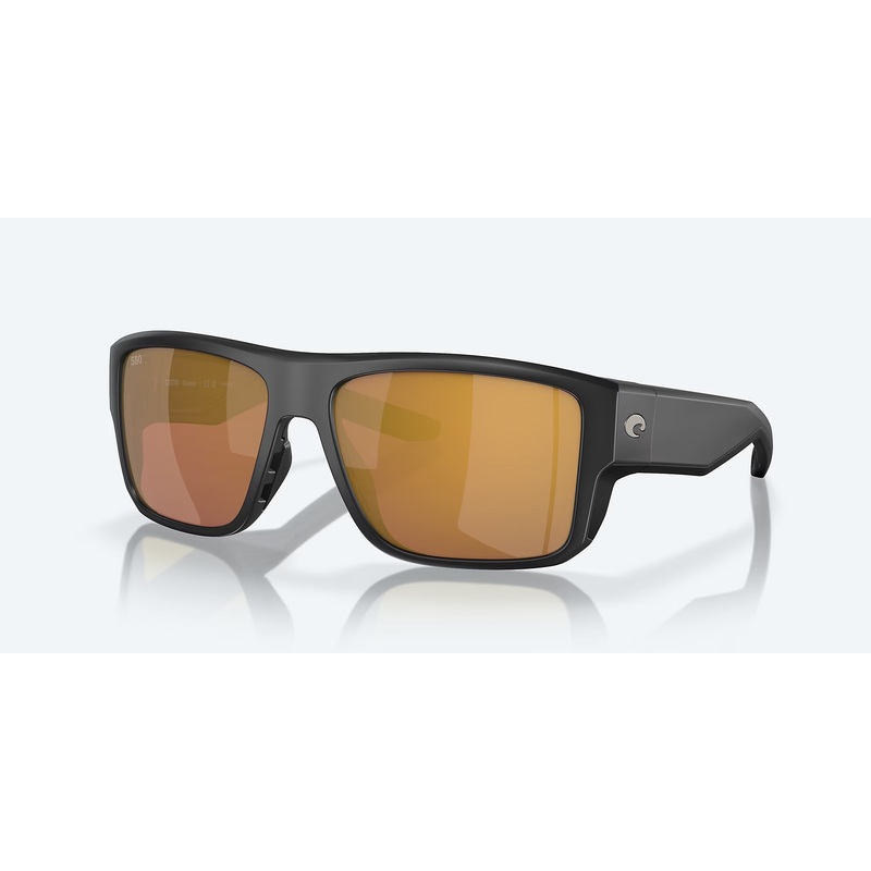 Costa Del Mar Taxman Sunglasses – Black Matte Frame / Gold Mirror Polarized Glass 580G Lens