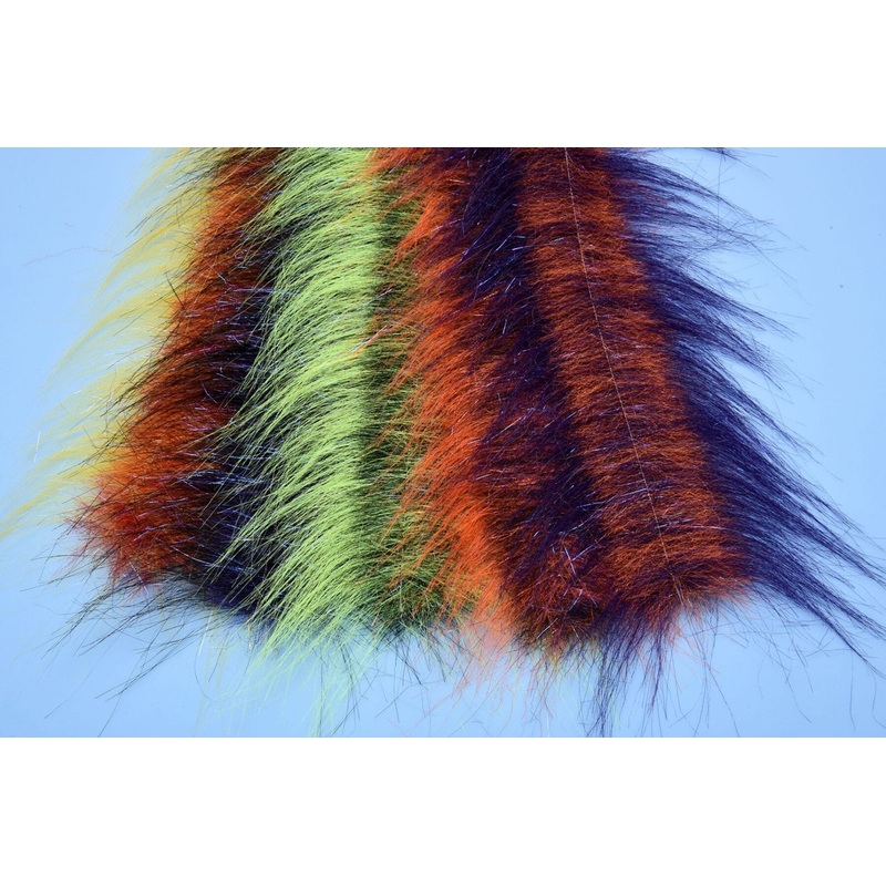 EP Craftfur Brush – 3|Medium Brown-Olive|Purple-Chartreuse|Sand|Yellow-Black|Chartreuse|Black