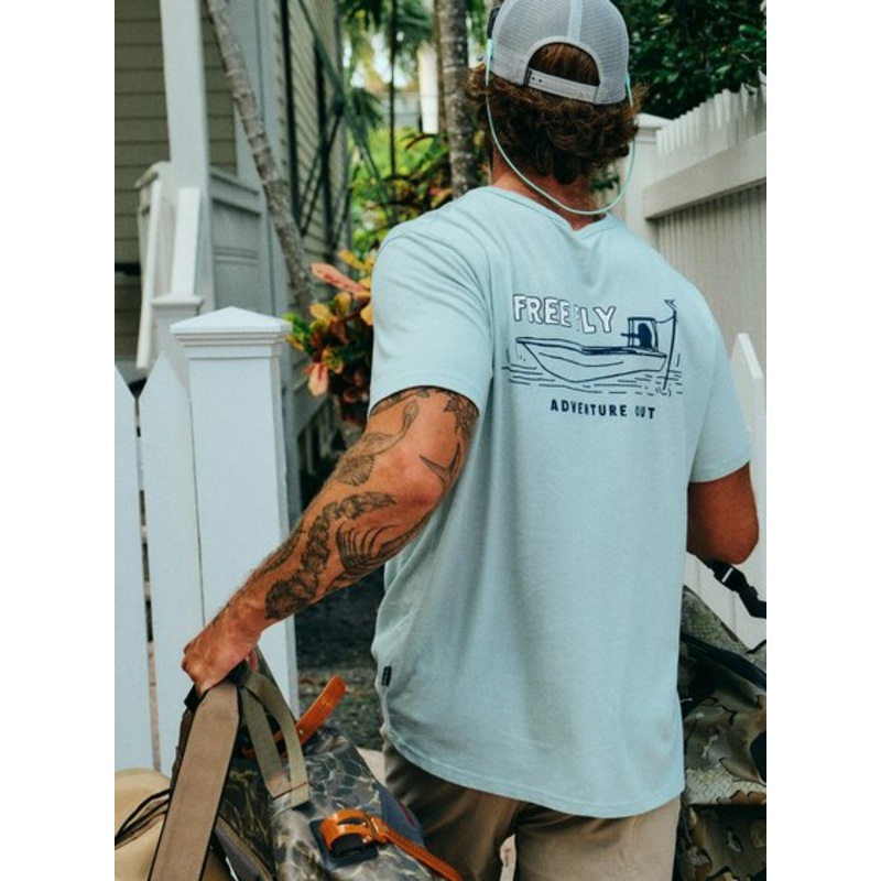 Free Fly Apparel Lazy Tides Pocket Tee