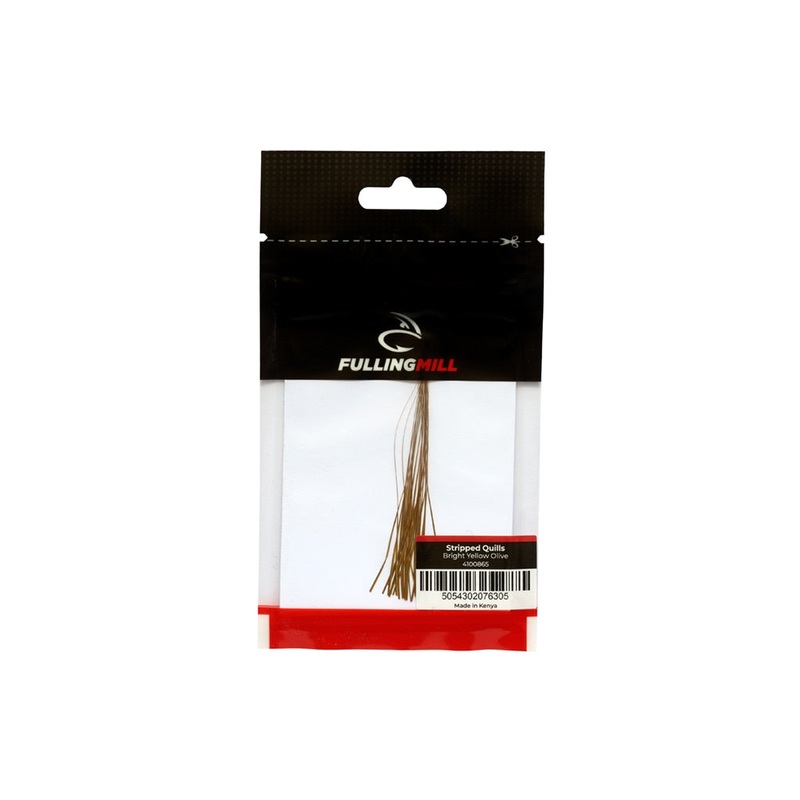 Fulling Mill Stripped Quills|Black|Bright Yellow Olive|Brown|Fluorescent Yellow|Ginger|Natural|Olive|Orange