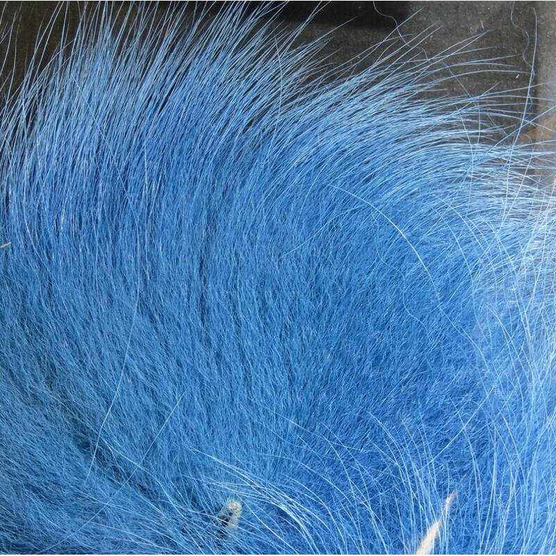 Hareline Arctic Fox Tail Hair|Black|Hot Orange|Olive|Red|Tan|White|Yellow|Fluorescent Chartreuse|Brown