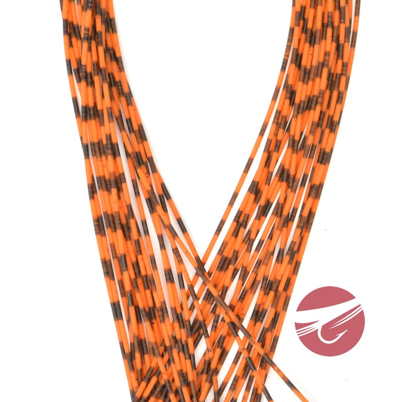 Hareline Grizzly Barred Rubber Legs – Medium